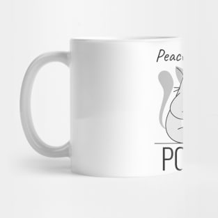 Peaceful mind power Mug